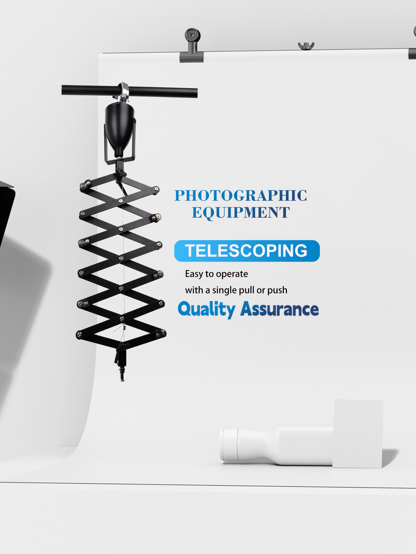 Photography Studio Lighting Set Up - حامل إضاءة للتصوير قابل للتعديل مع