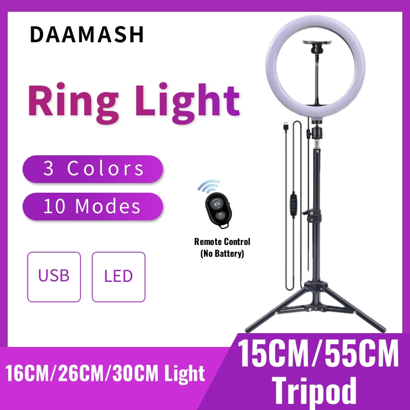 Photography Lighting Circle - حلقة إضاءة سيلفي ليد ، مصباح