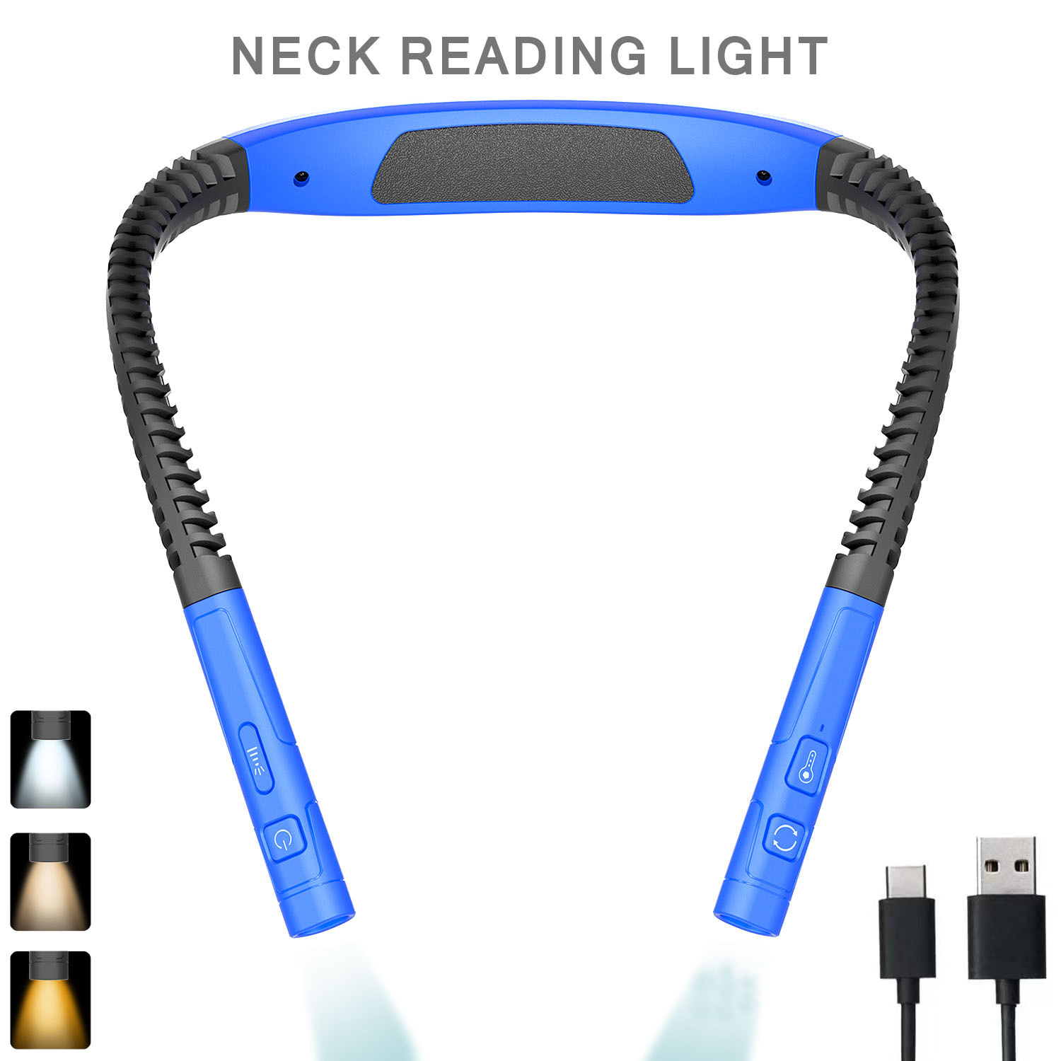 Photography Lighting Book - أضواء قراءة LED للرقبة قابلة لإعادة