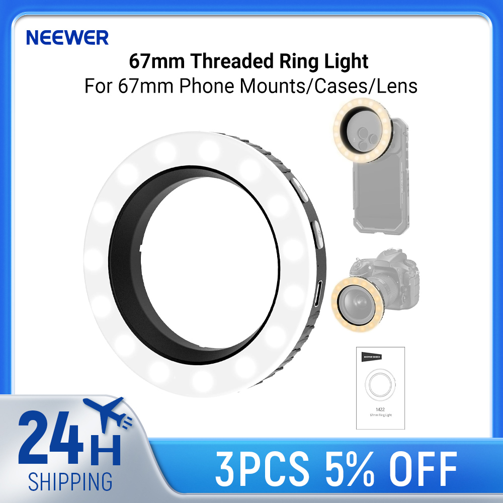 Photography Lighting Circle - إضاءة حلقية أساسية من NEEWER بقطر