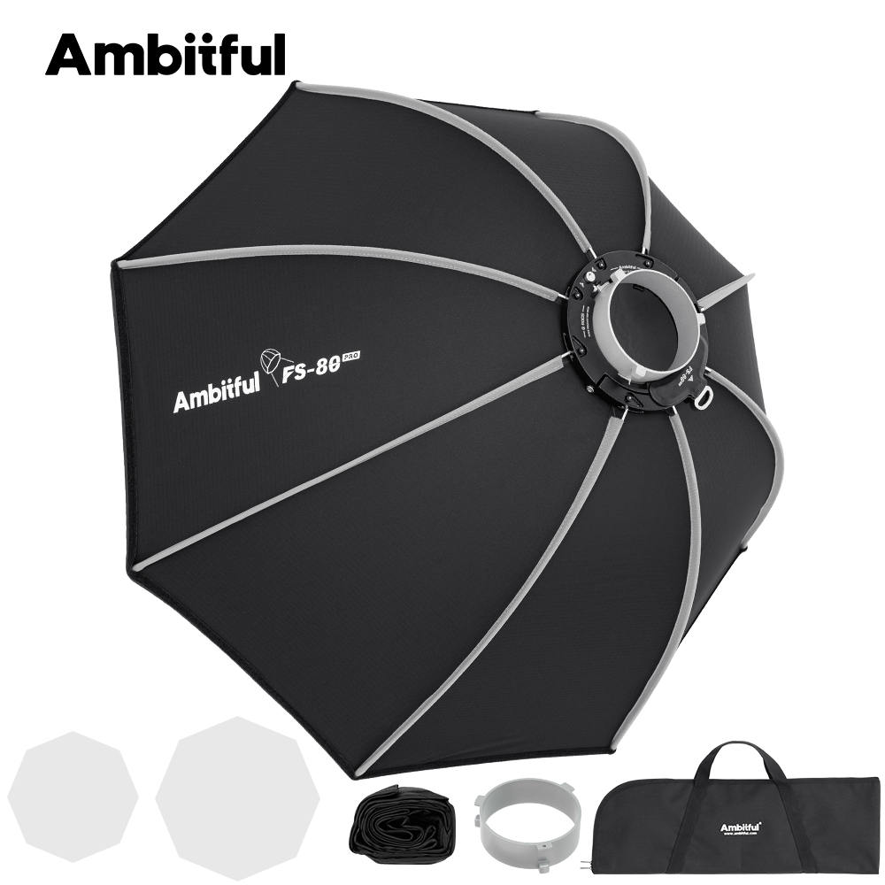 Photography Studio Lighting Set Up - صندوق إضاءة فوتوغرافي من نوع Ambitful