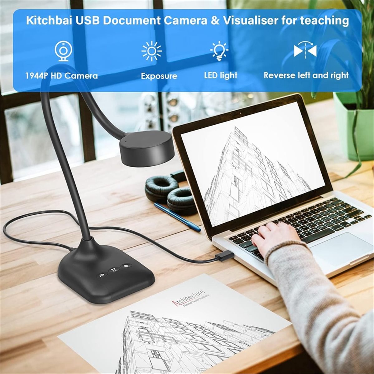 Learn Photography Lighting - كاميرا وثائق AU47-USB، كاميرا ويب للوثائق