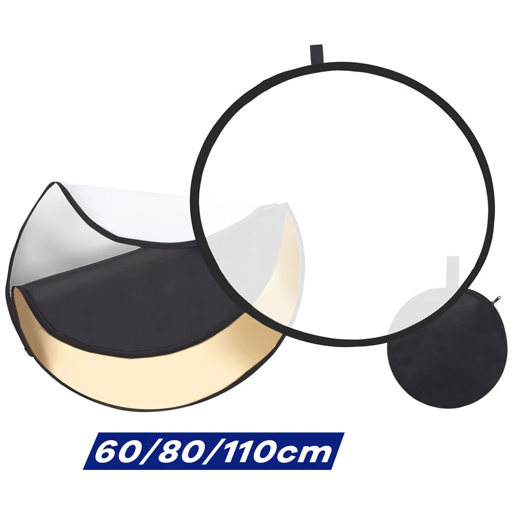 Photography Lighting Reflector - قرص عاكس دائري قابل للطي ،