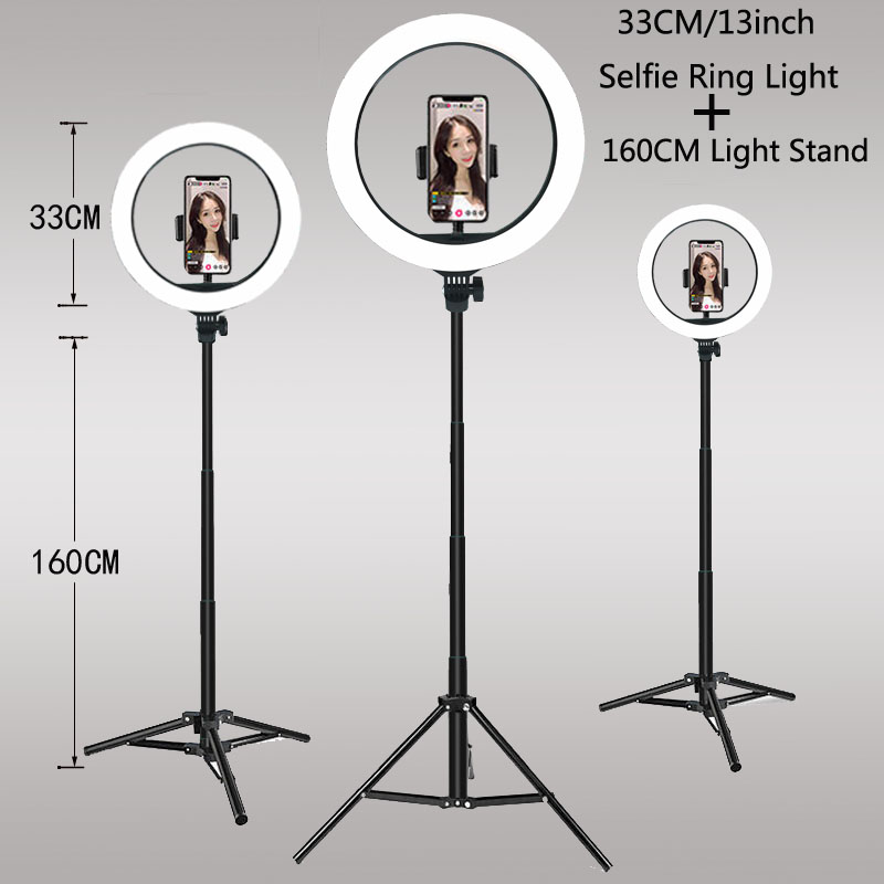 Photography Lighting Circle - 26 33 سنتيمتر أضواء الفيديو عكس