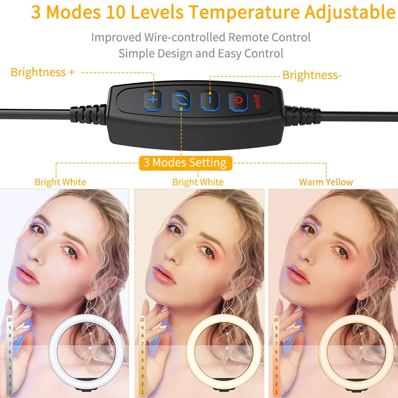 مصباح حلقي LED للتصوير الذاتي  - مراجعة Photography Lighting Circle وسعره