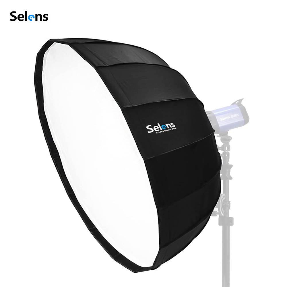 سيلينز سوفت بوكس بارابولي سريع - مراجعة Photography Studio Lighting Set Up وسعره