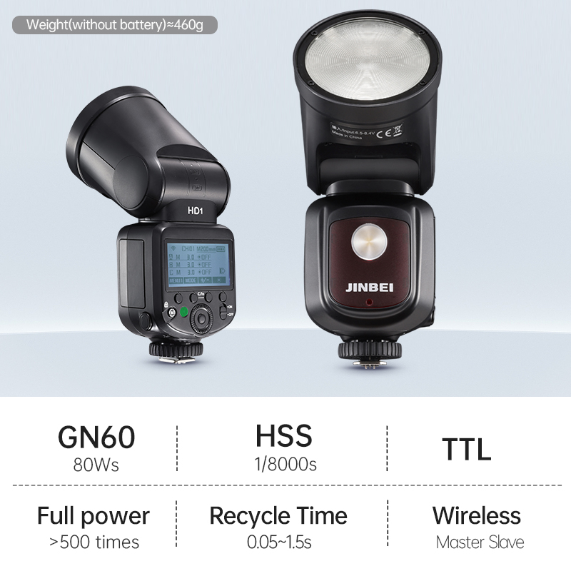طقم إضاءة فلاش كاميرا JINBEI H - مراجعة Photography Lighting For Outdoors وسعره