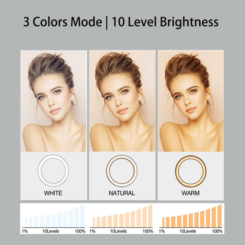 6 بوصة حلقة الضوء مع ترايبود L - مراجعة Photography Lighting Circle وسعره