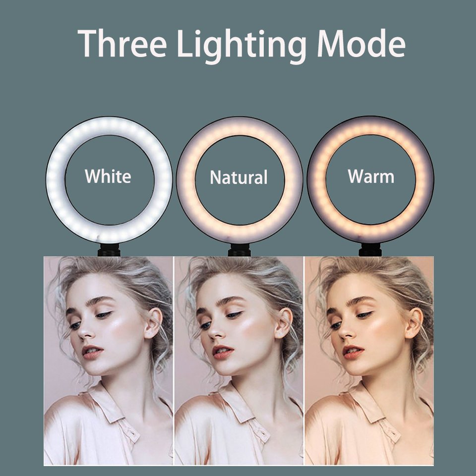 6 بوصة حلقة الضوء مع ترايبود L - مراجعة Photography Lighting Circle وسعره