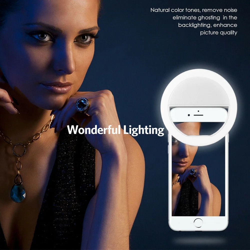 حلقة سيلفي ليد قابلة لإعادة ال - مراجعة Photography Lighting Professional وسعره