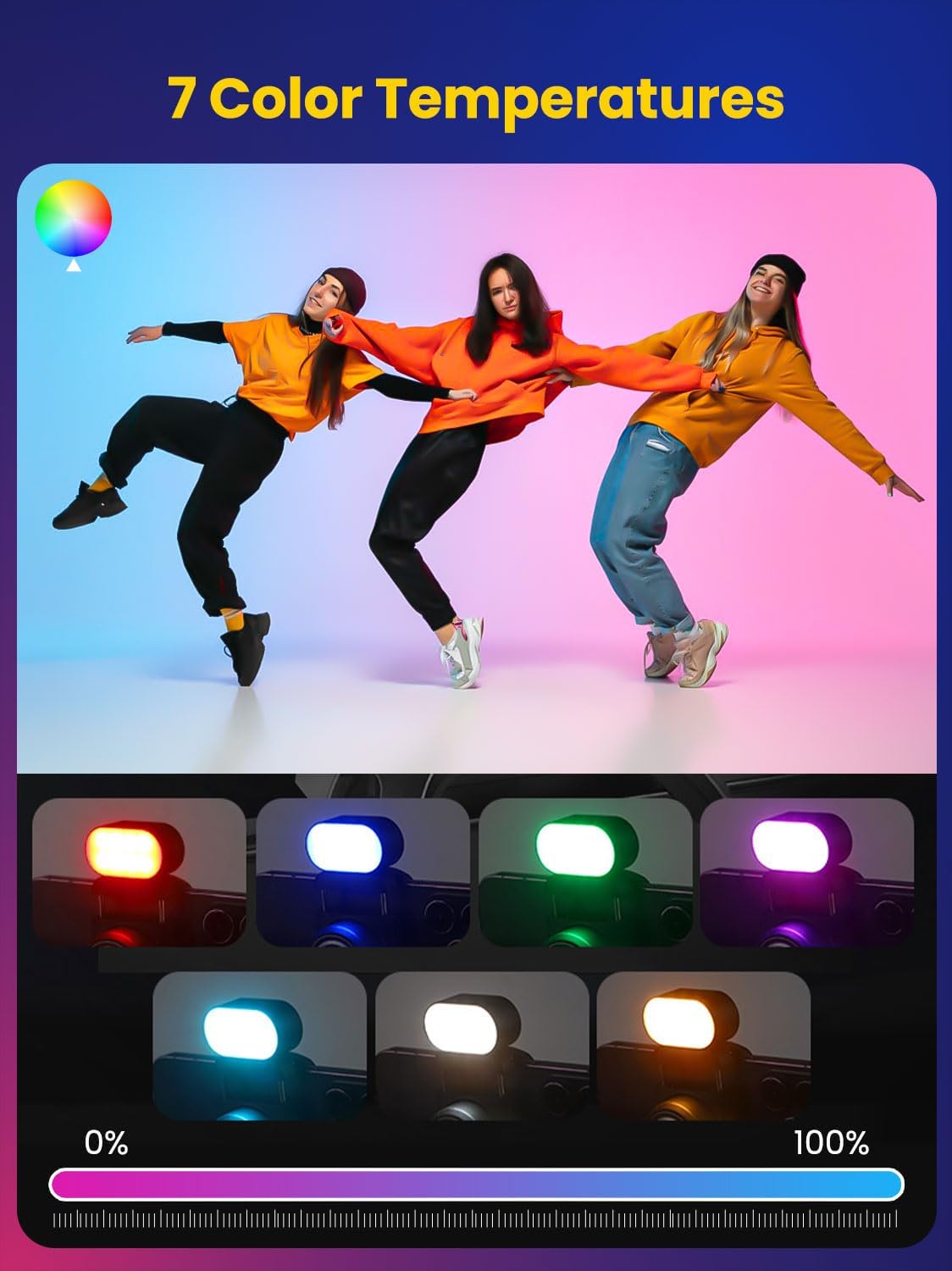 AOCHUAN Mini RGB المغناطيسي مل - مراجعة Photography Lighting Professional وسعره