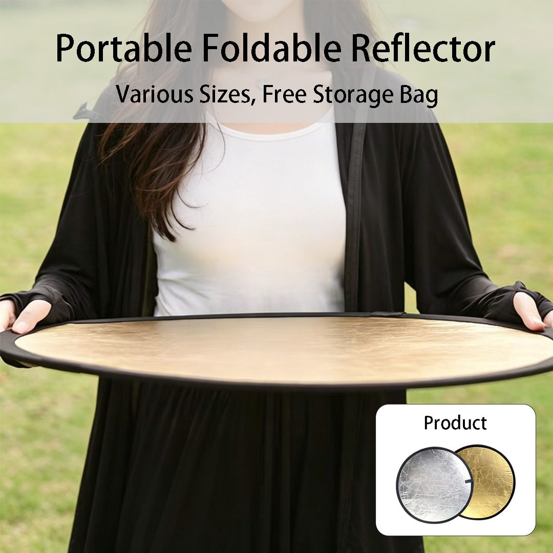 قرص إضاءة قابل للطي مزدوج الجو - مراجعة Photography Lighting Reflector وسعره