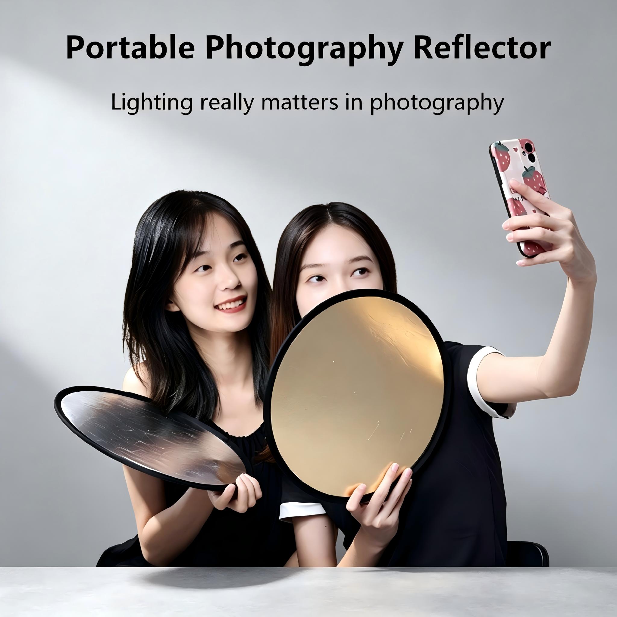 قرص إضاءة قابل للطي مزدوج الجو - مراجعة Photography Lighting Reflector وسعره