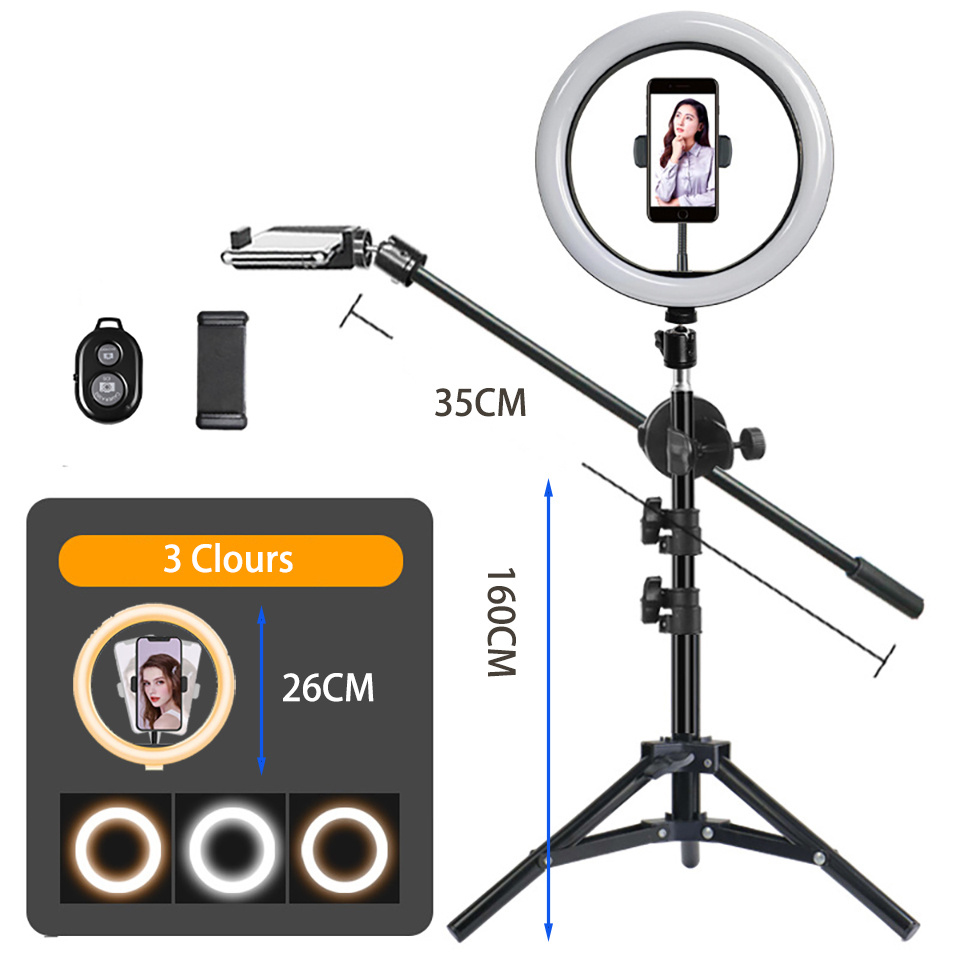 إضاءة حلقية LED للتصوير الفوتو - مراجعة Photography Lighting Circle وسعره