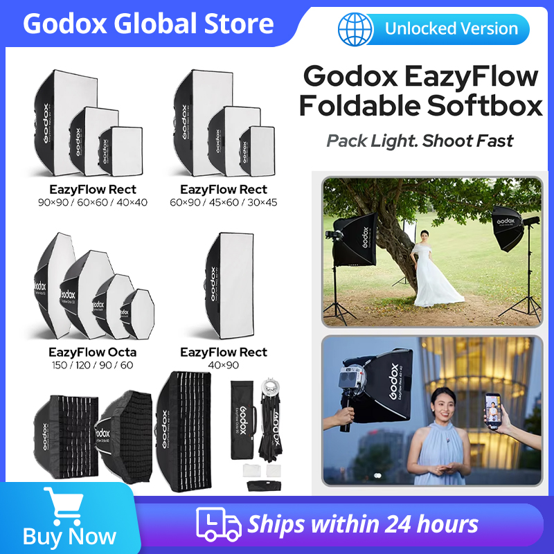 صندوق إضاءة قابل للطي من جودوك - مراجعة Photography Studio Lighting Set Up وسعره