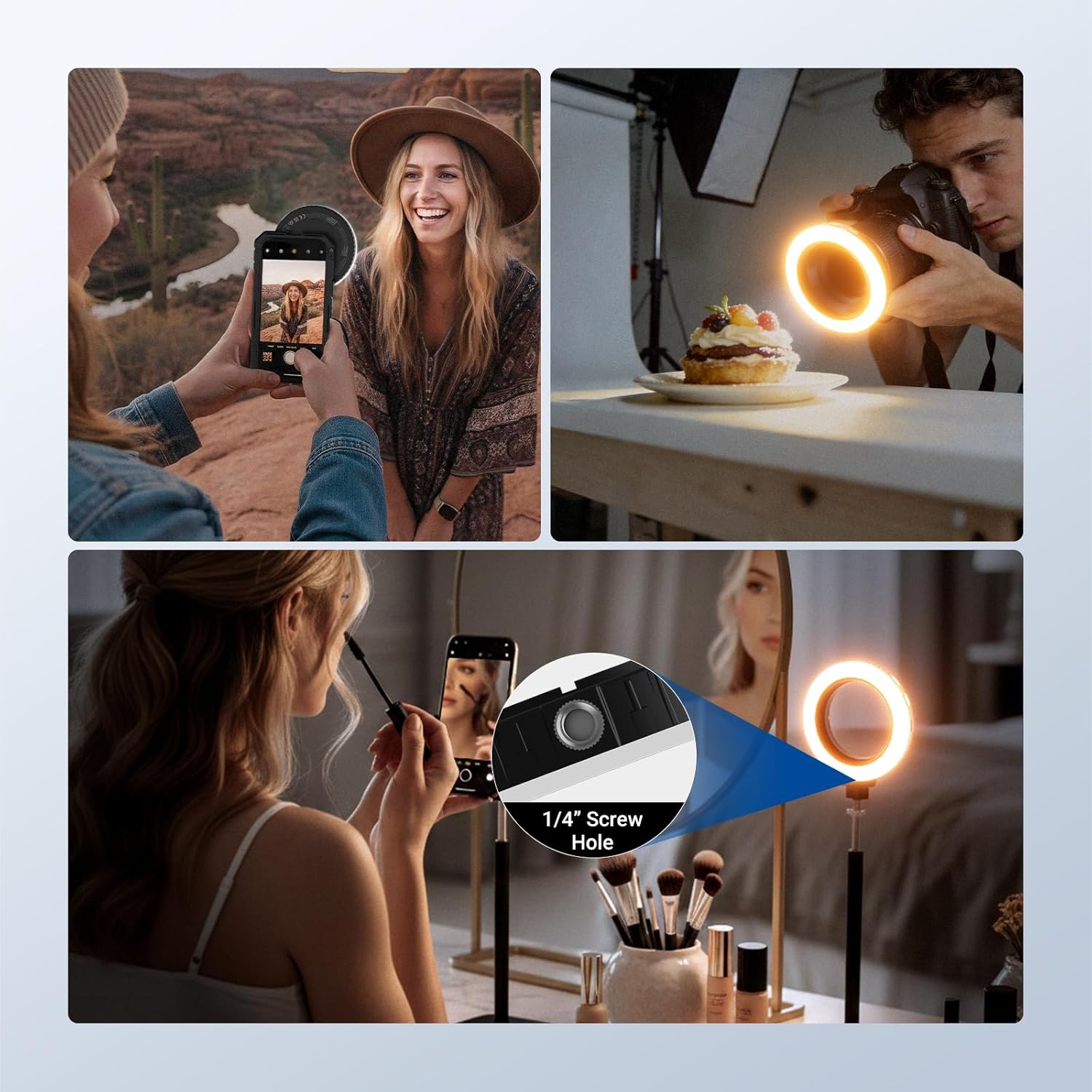 إضاءة حلقية أساسية من NEEWER ب - مراجعة Photography Lighting Circle وسعره