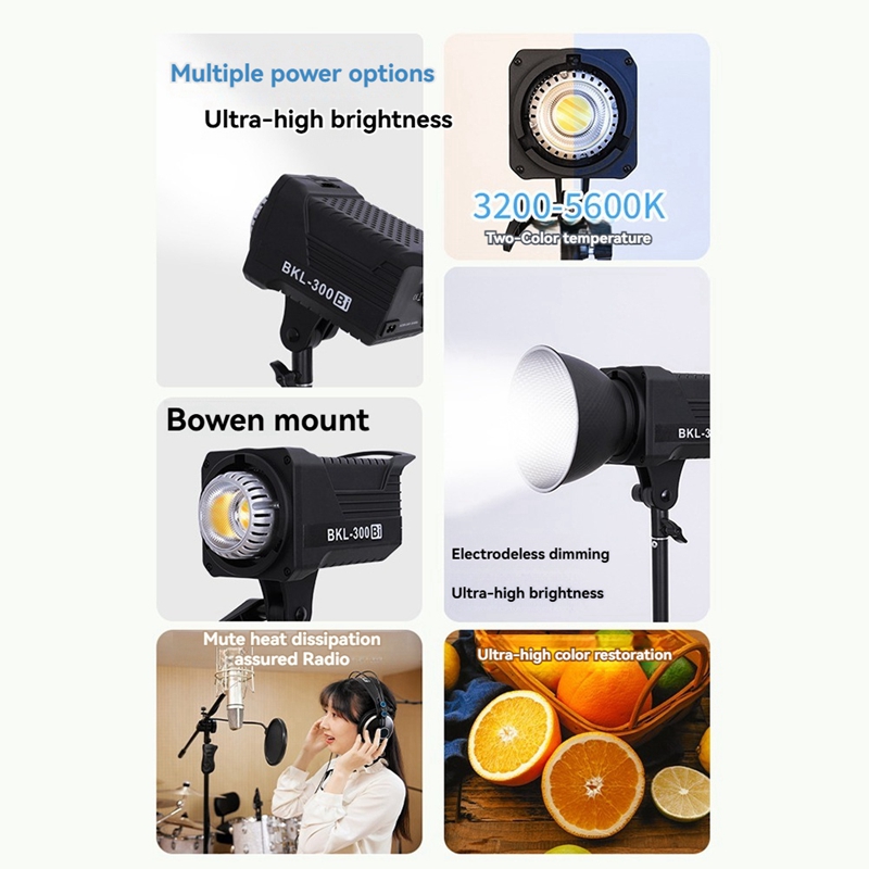 ضوء فيديو LED ثنائي بقوة 300 و - مراجعة Photography Lighting Professional وسعره