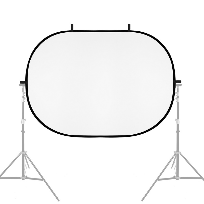 100X150CM طوي البيضاوي عاكس لي - مراجعة Photography Lighting Reflector وسعره