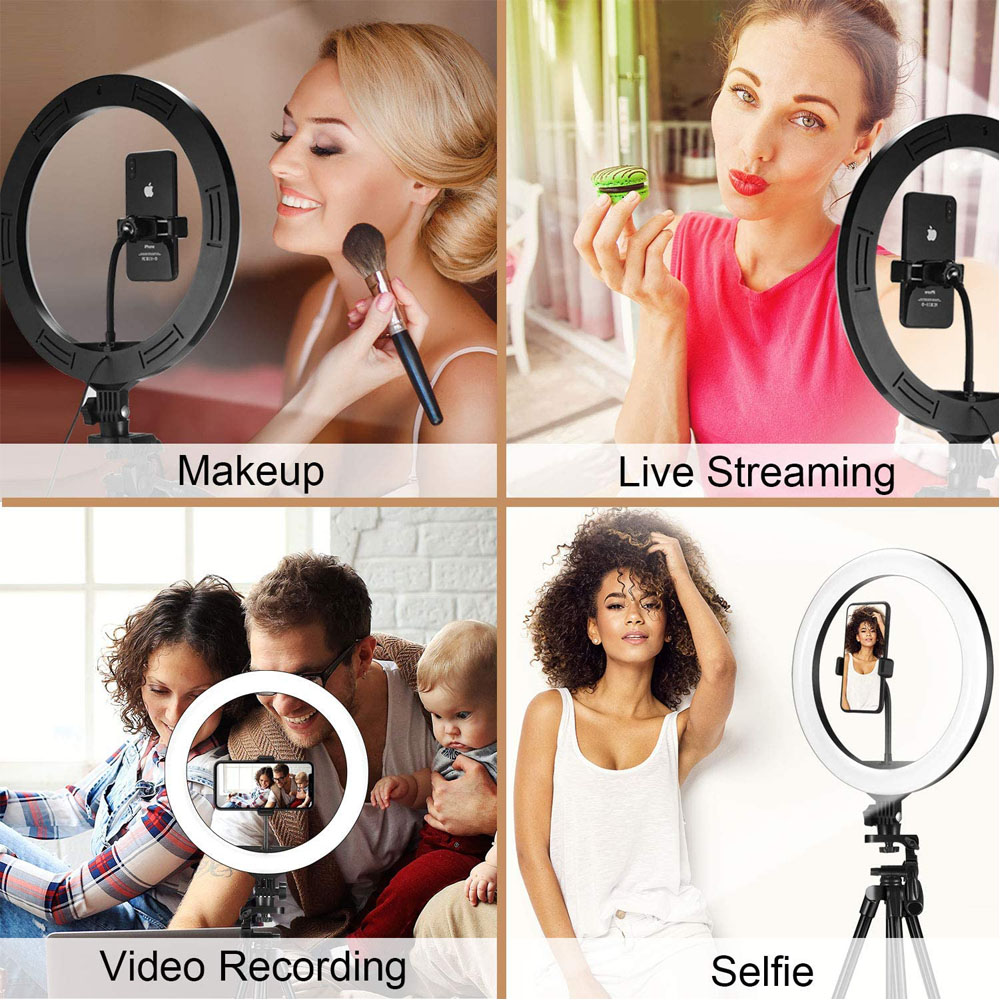 26 33 سنتيمتر أضواء الفيديو عك - مراجعة Photography Lighting Circle وسعره